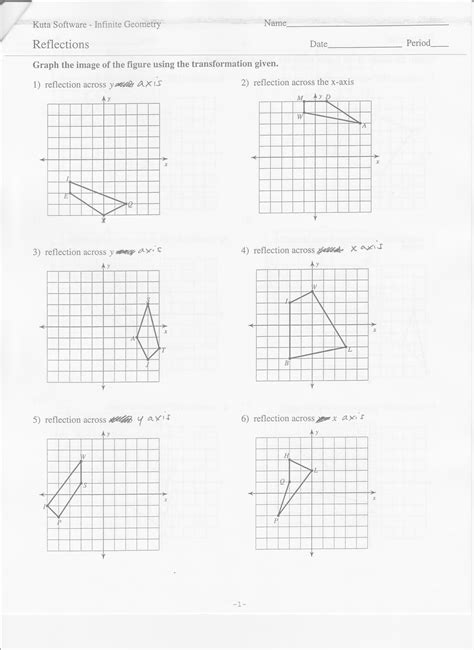 14 Algebra 2 Factoring Review Worksheet <b>Answers</b> / Worksheeto. . Kuta software infinite geometry reflections answers